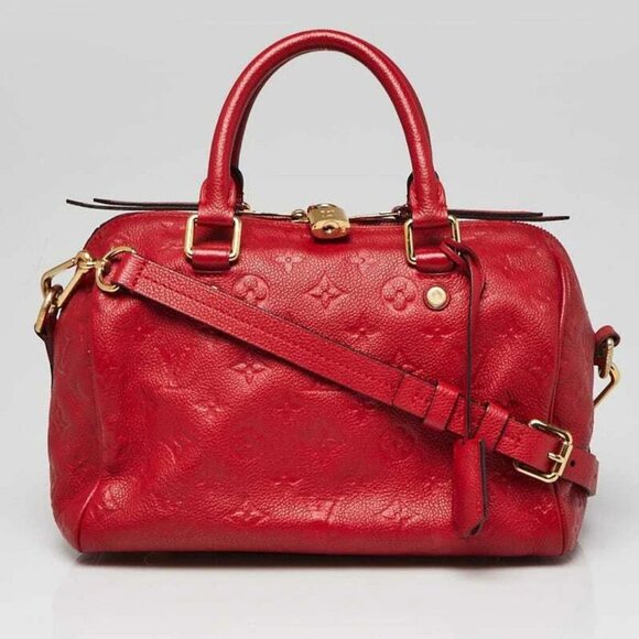 Louis Vuitton Orient Monogram Empreinte Leather Speedy 25 Bandouliere Bag - Picture 1 of 7